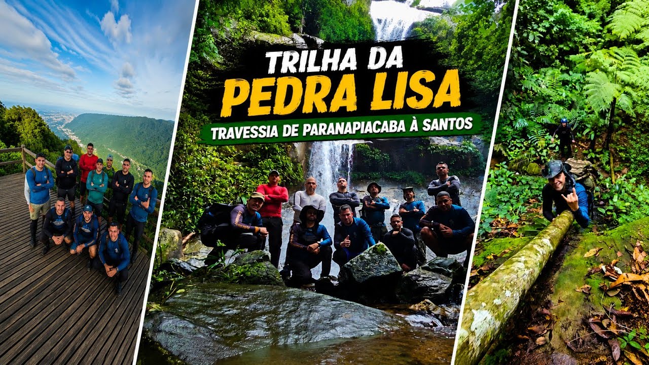 TRAVESSIA INSANA: Paranapiacaba a Santos – Pedra Lisa + Poço das Moças + Vale do Quilombo!