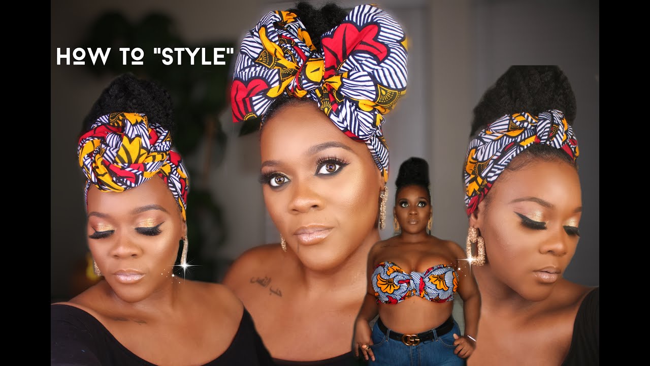 4 EASY WAYS TO STYLE YOUR ANKARA HEAD WRAP/TURBAN IN LESS THAN 2MINUTES || FEATURING 