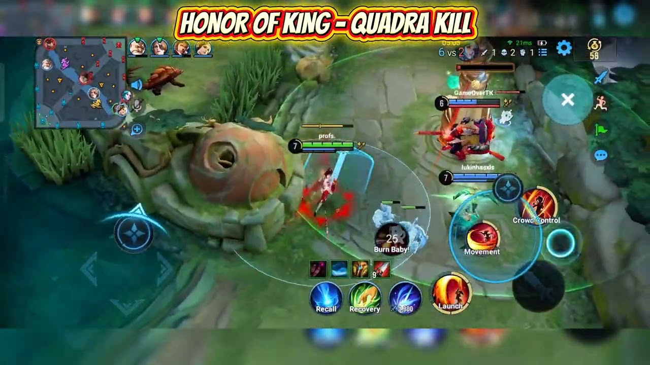 H.O.K Firespear Quadra Kill
