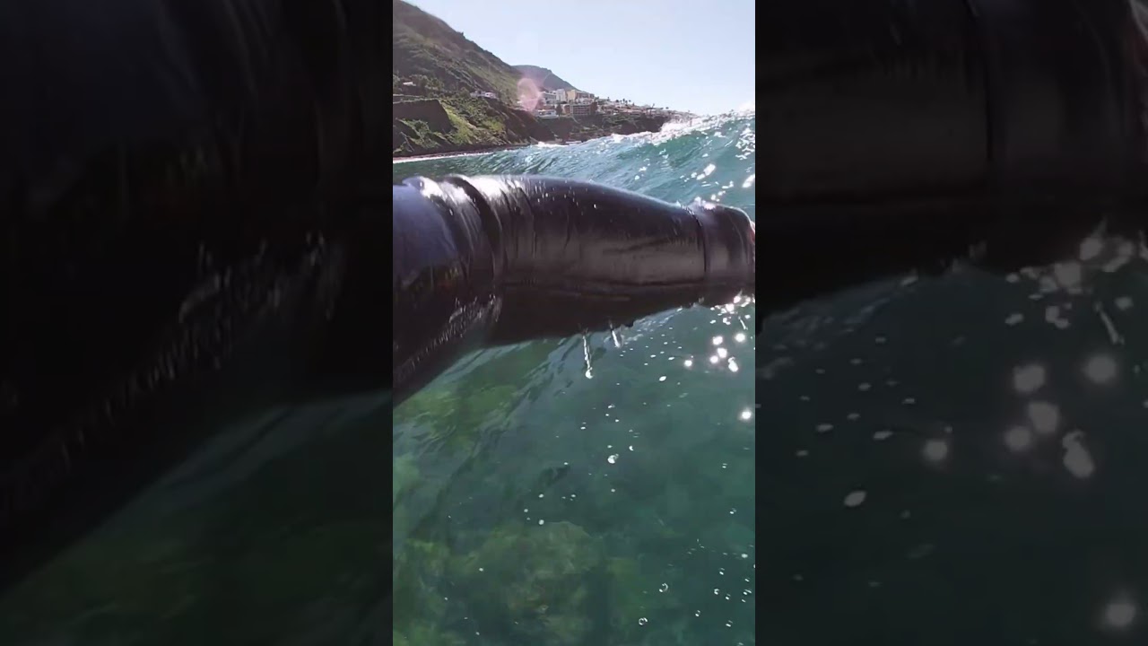 Surfing glassy waves in Tenerife😍 #foryou #hardboard #surf #viral #waves #ytshort