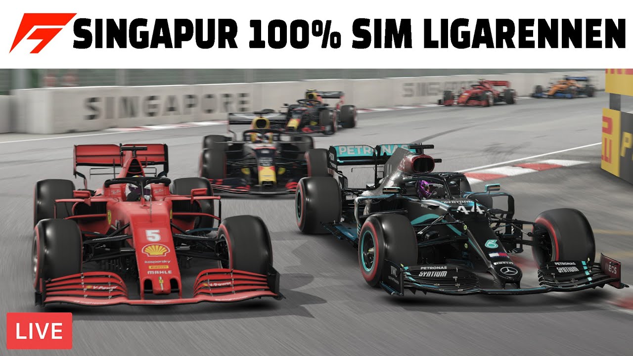 Das längste Rennen der Saison! Singapur F1 2020 SIM Liga