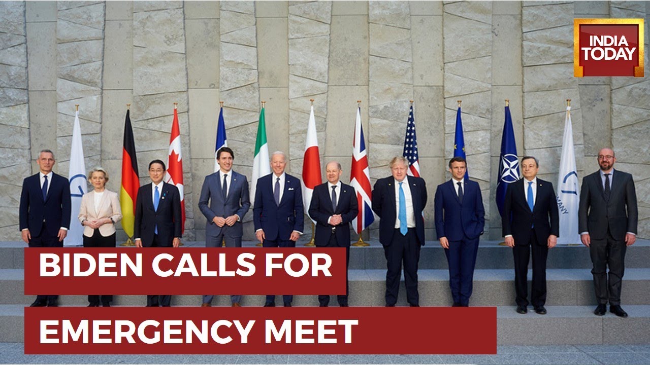 Joe Biden Calls For Emergency Meeting Of G7, Nato, World Leaders Unite After Alleged Russian Strike