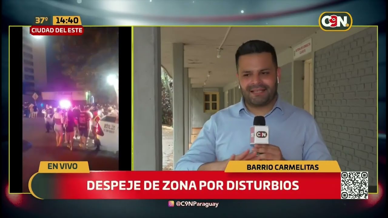 Despeje de zona por disturbios