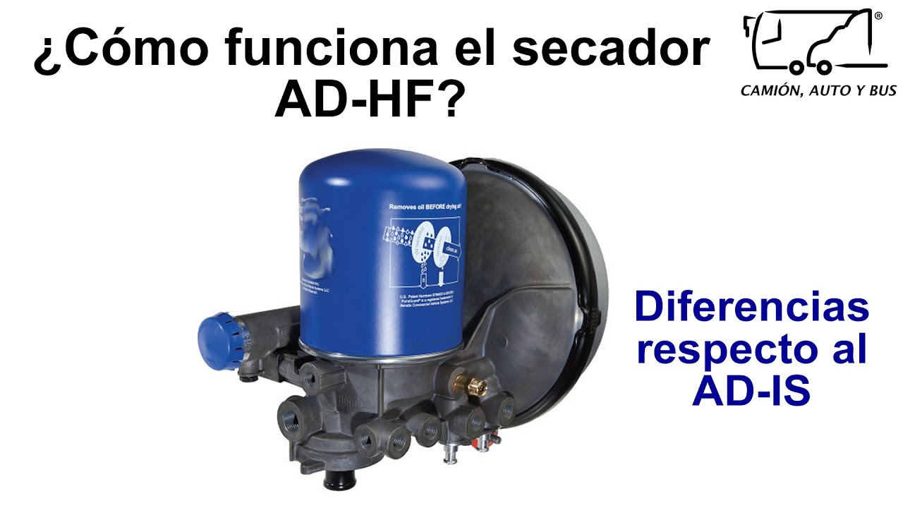 ¿Cómo funciona el secador AD HF? | Frenos de aire