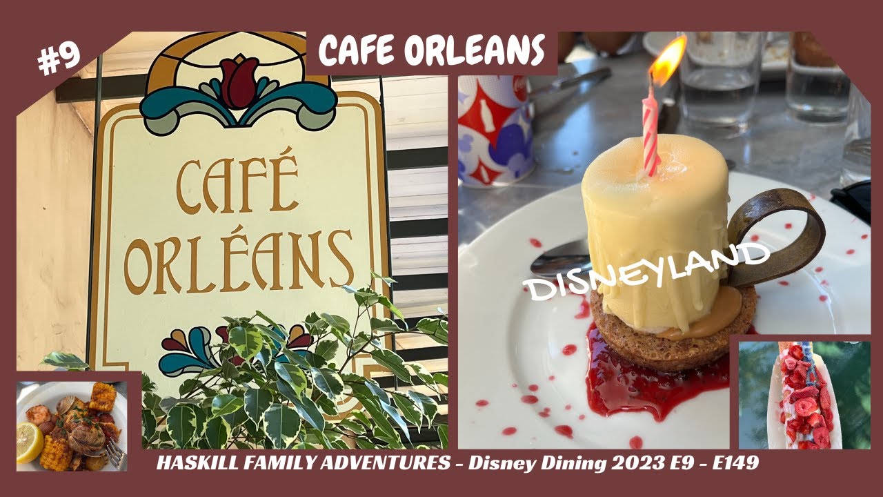 CAFE ORLEANS - DISNEYLAND DINING / Haunted Mansion & Tiana Inspired Day with Food - New Menu Items