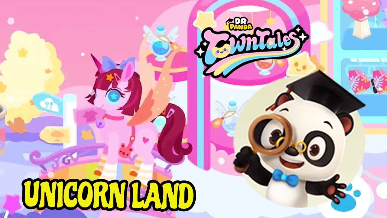 ⭐Dr. Panda Town Tales: New Life - New Maps Location Unicorn Land⭐