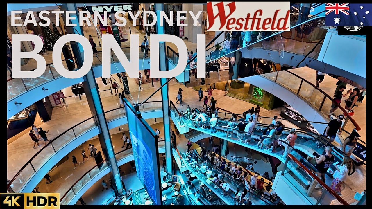 Bondi Junction Westfield Mall Busiest Centre Sydney Australia 🇦🇺