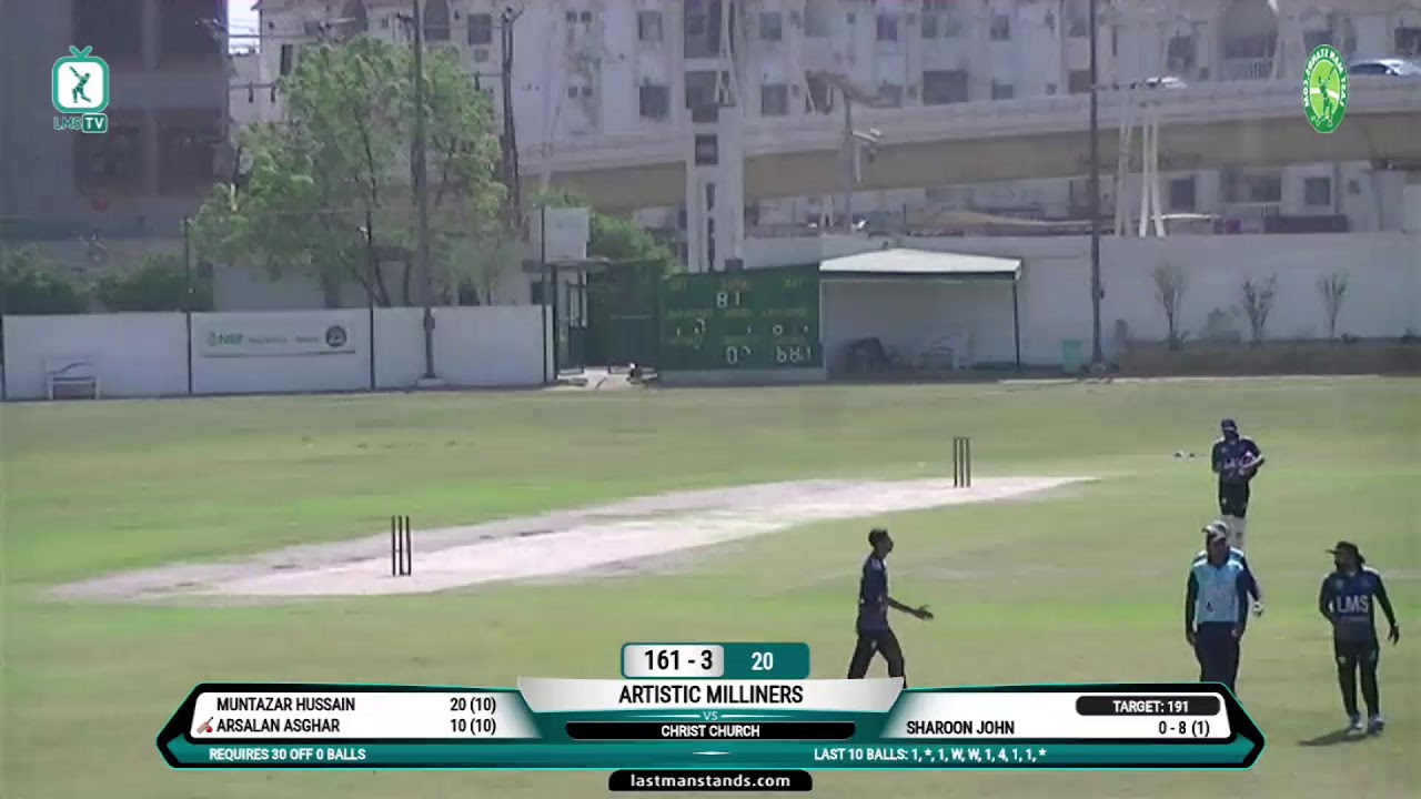 Artistic Milliners vs Christ Church | Karachi | Pakistan