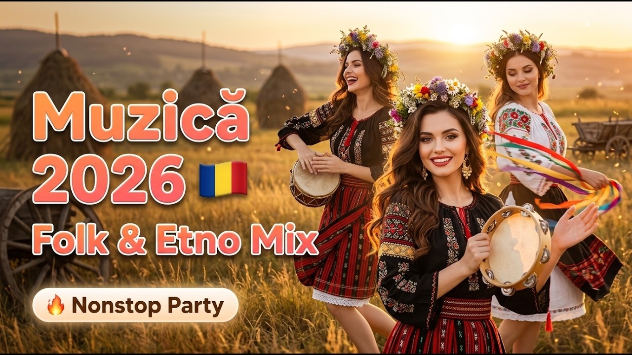 Muzică Rom&acirc;nească 2026 🎧 Best Folk & Etno Mix ,Top Melodii Tradiționale pentru Relaxare și Petrecere