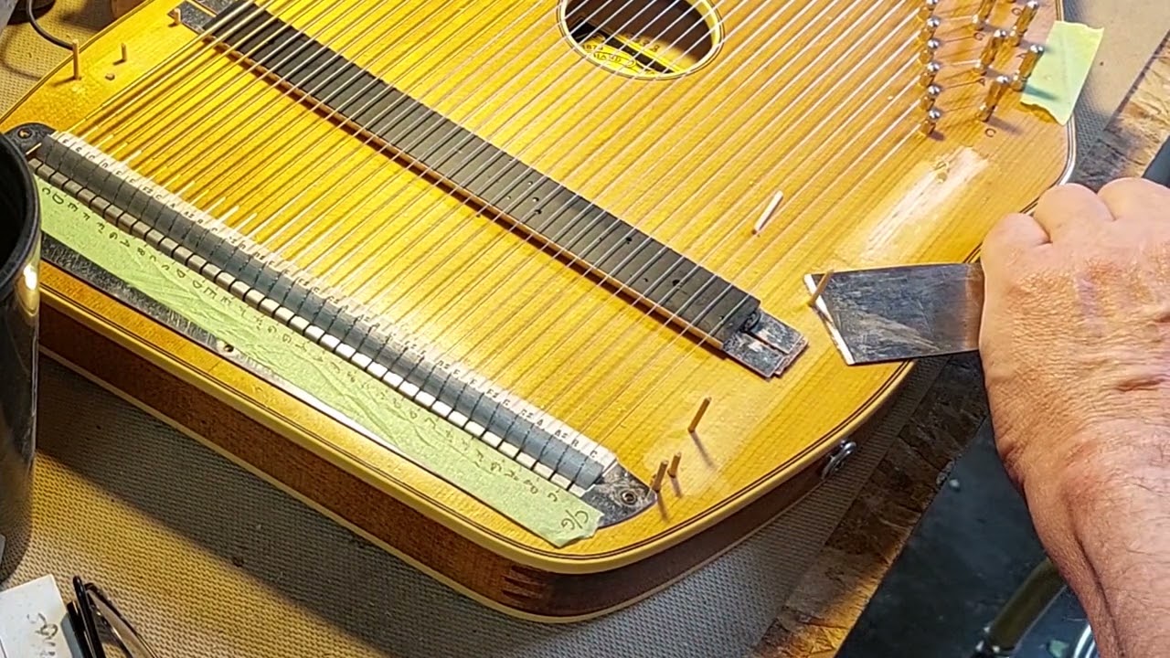 Diatonic Autoharp Conversion Part 2  Hal Weeks/dAigle Autoharps