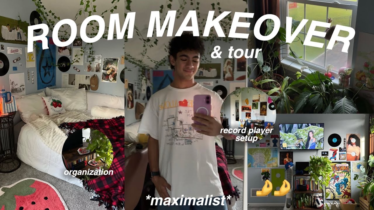 AESTHETIC ROOM MAKEOVER | maximalist room tour