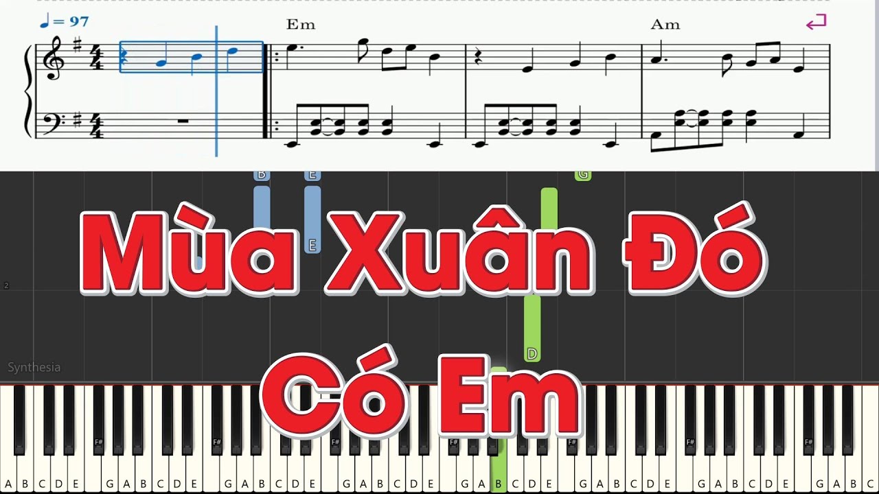 Mùa Xuân Đó Có Em Piano | Piano Tutorial | Piano Nhạc Xuân
