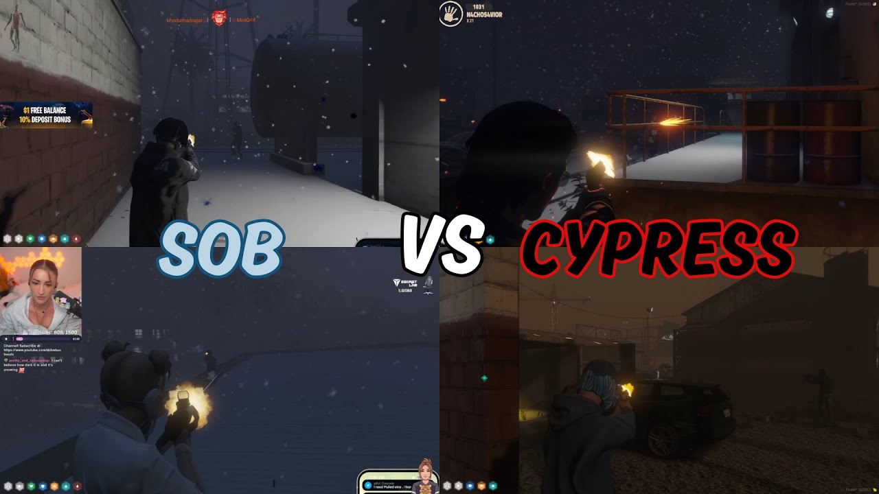SOB Get In a Shootout With Cypress After Holding Them Up (Multi POV) | NoPixel 4.0 GTA RP