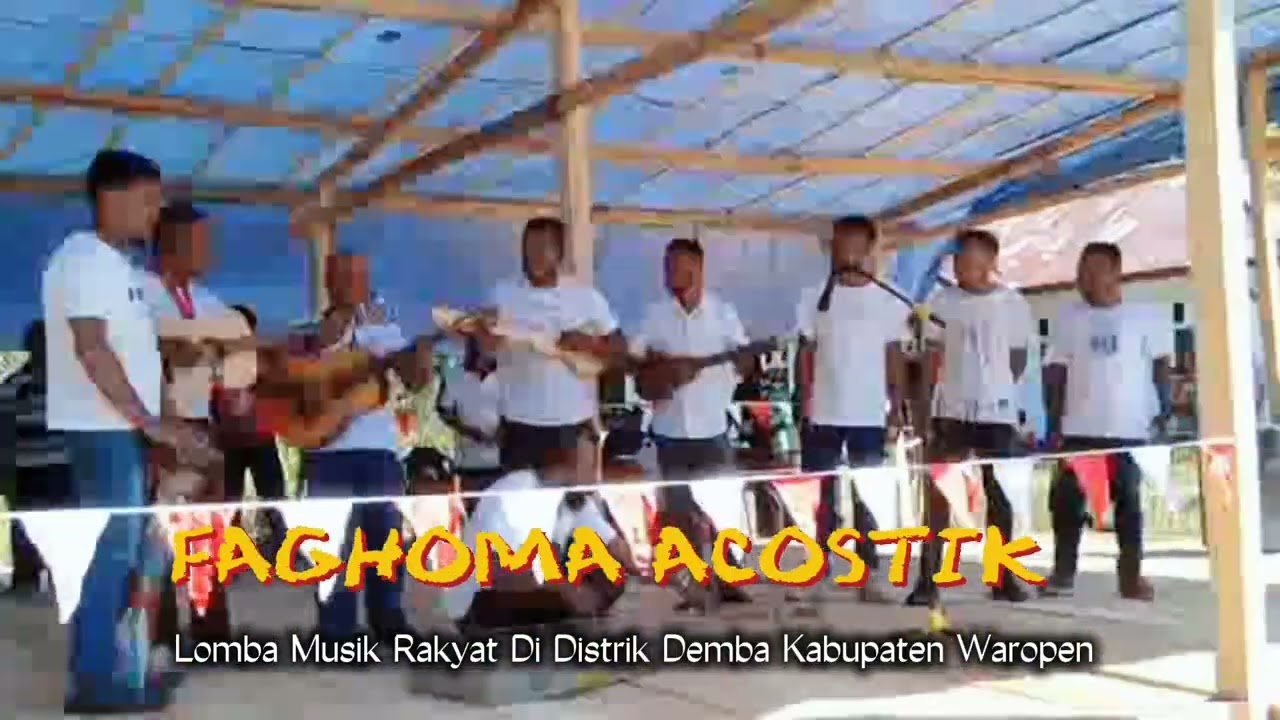 ACOSTIK FAGHOMA Lomba Musik Rakyat Di Distrik Demba Kabupaten Waropen 