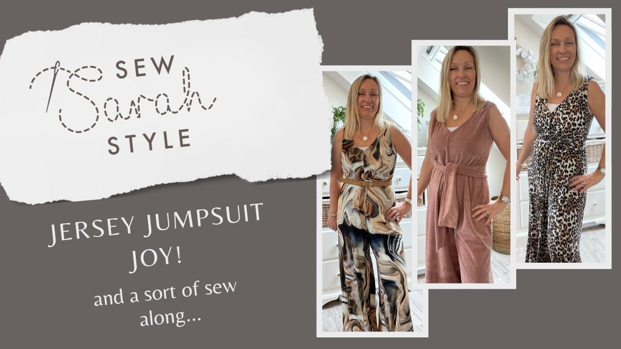 Loving the McCalls 8245 simple jumpsuit pattern in all the jersey fabrics!