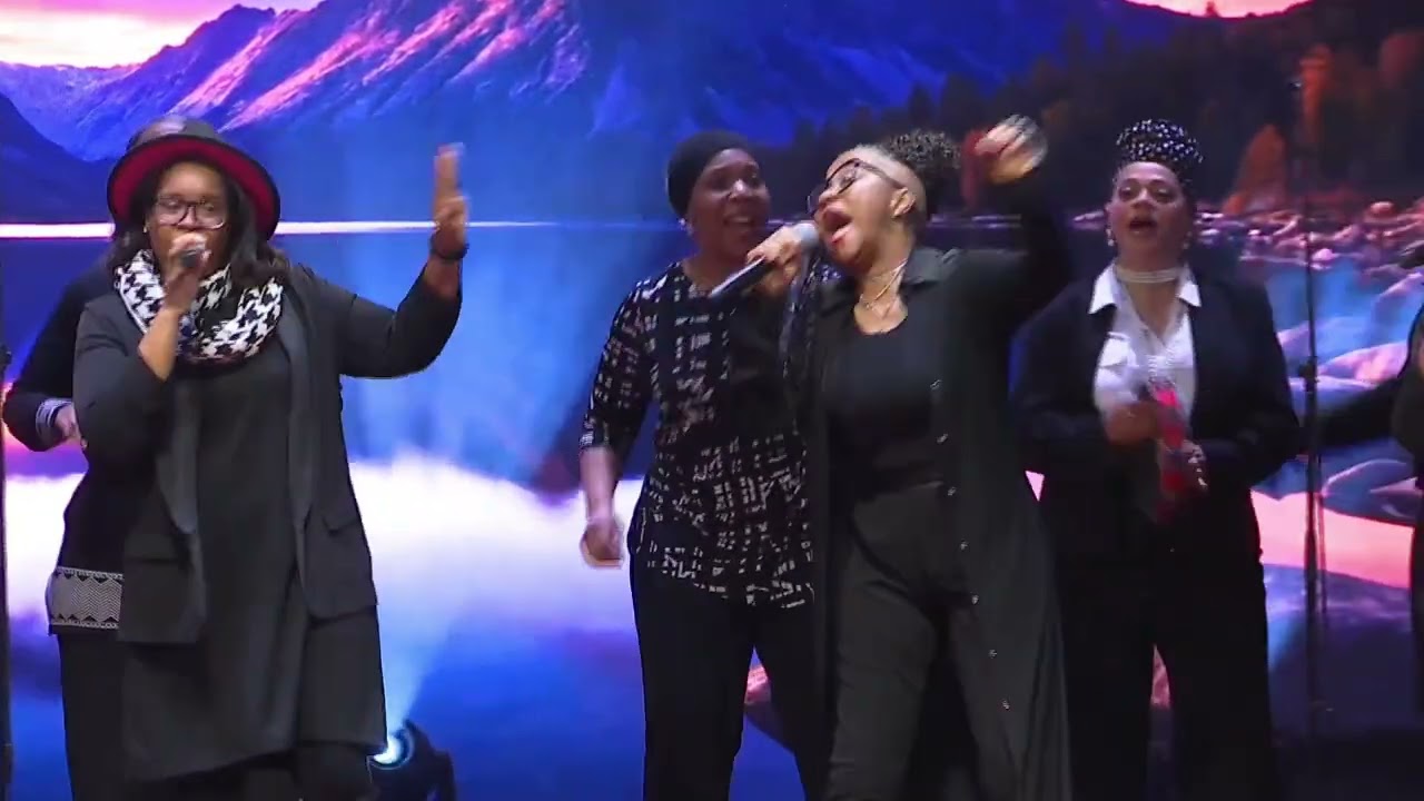 Word of Faith Love Center's choir singing 