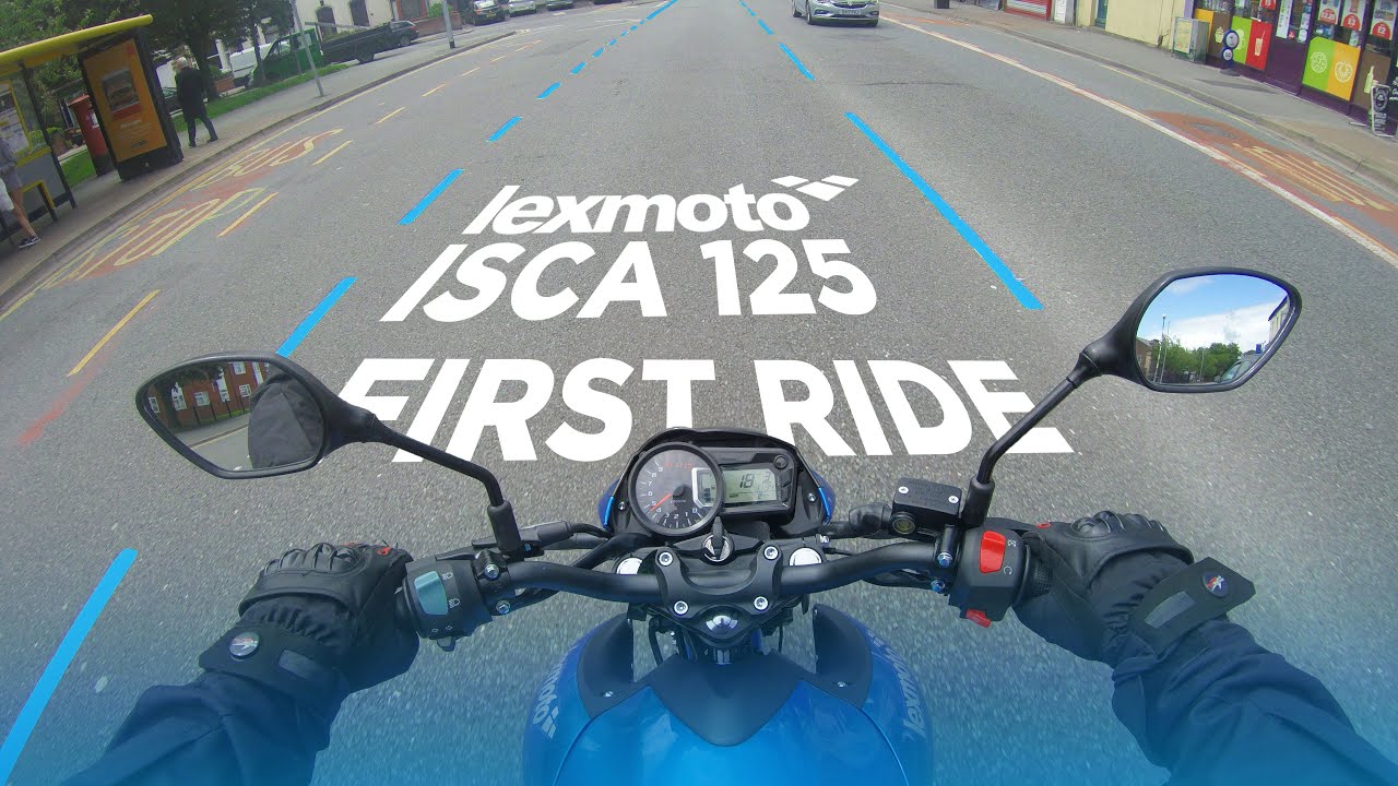 First Ride on my Brand NEW Lexmoto Isca 125