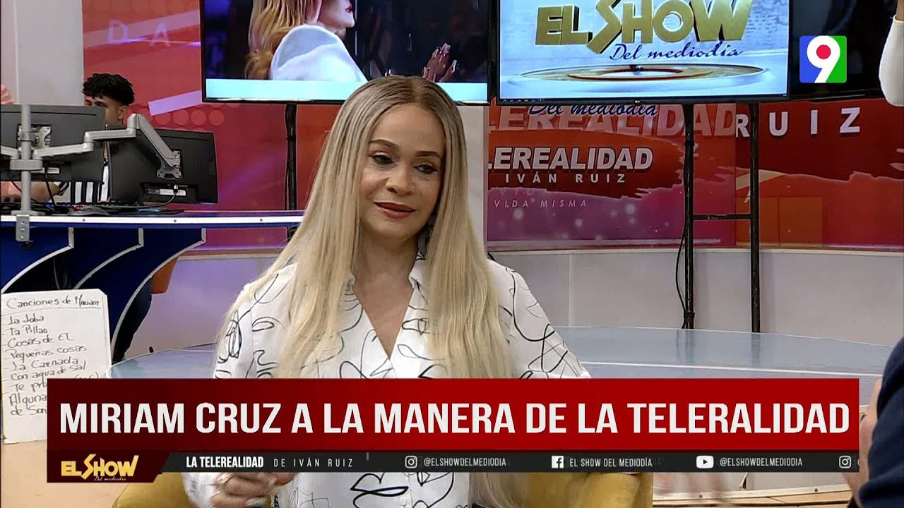 Miriam Cruz: “Me pongo muy sensible al ver cualquier maltrato” | EL Show del Mediodía