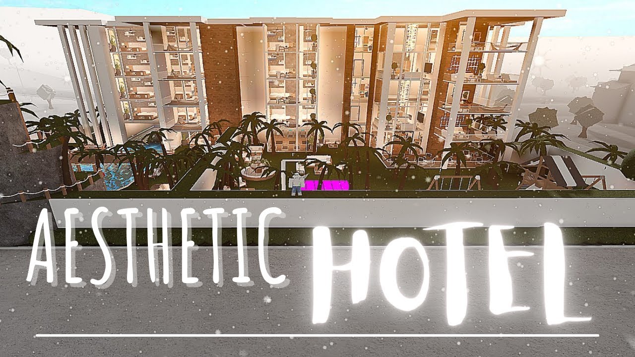 Bloxburg Aesthetic Hotel (PART 2) ROBLOX