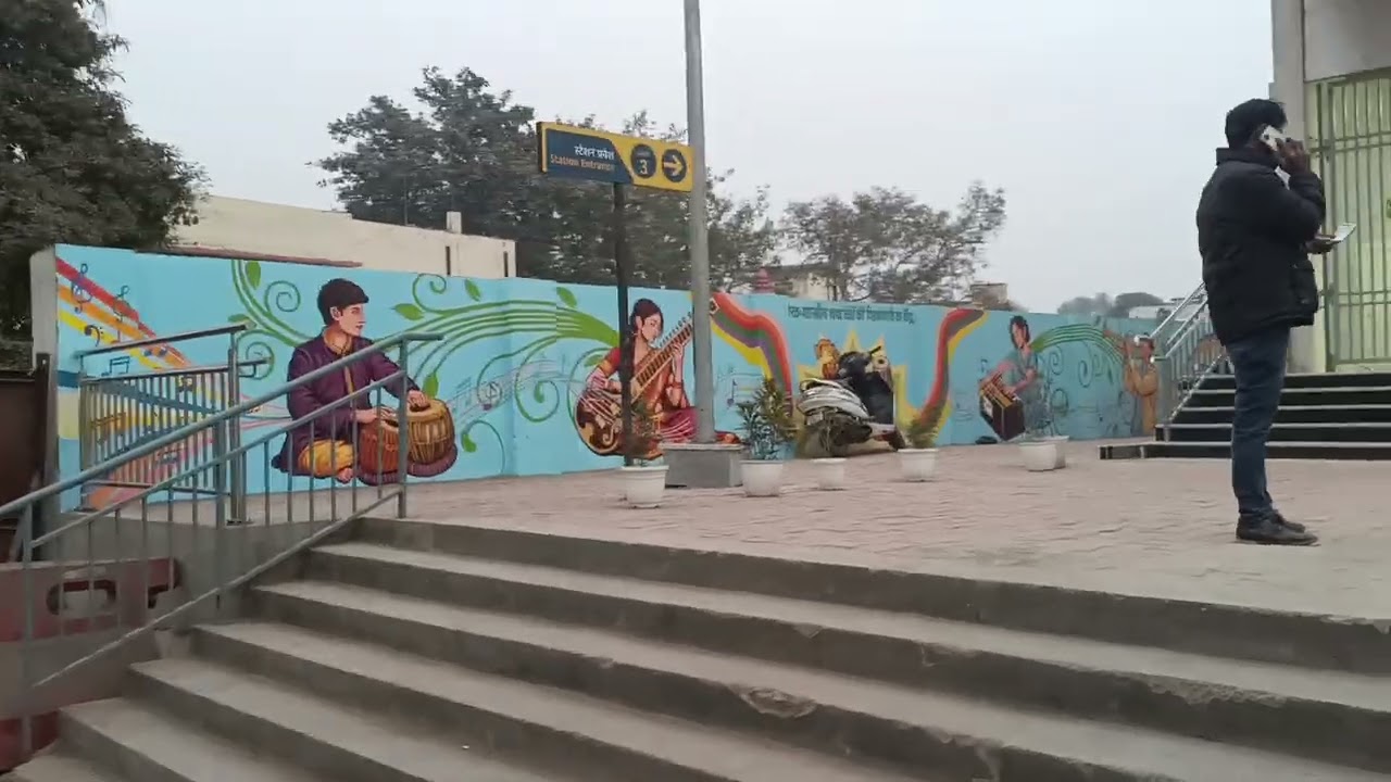 Gate no.3 Bhaisali Rapid metro station  #RRTS #rrts #delhi #delhimeerutrrts #meerut #station 