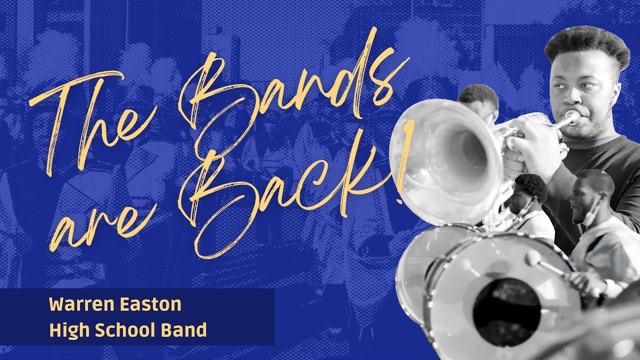 Bands are Back!  |  Warren Easton High School  |  Asia Muhaimin - Director of Bands