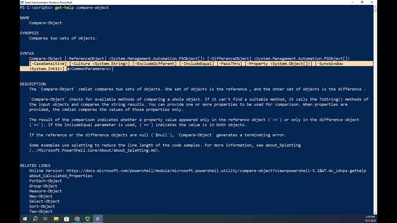 Comparing data in PowerShell