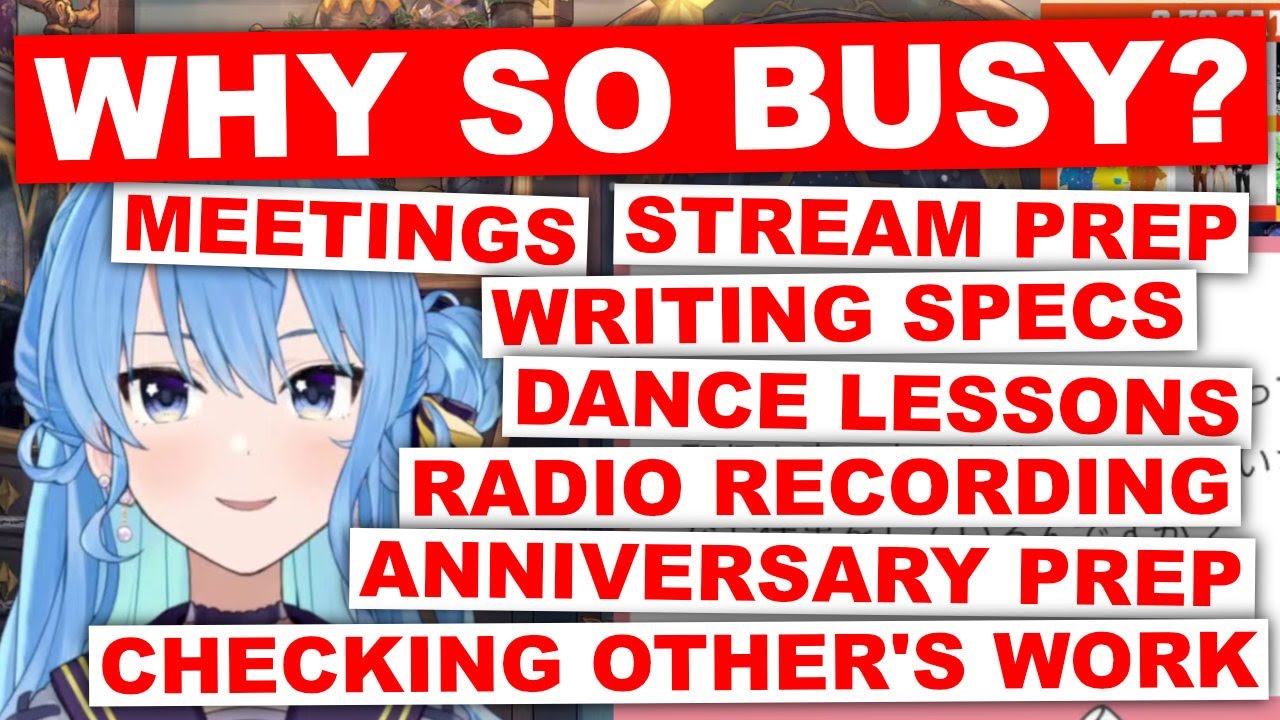 What Suisei Is Busy With Outside Of Streaming (Suisei /Hololive) [Eng Subs]