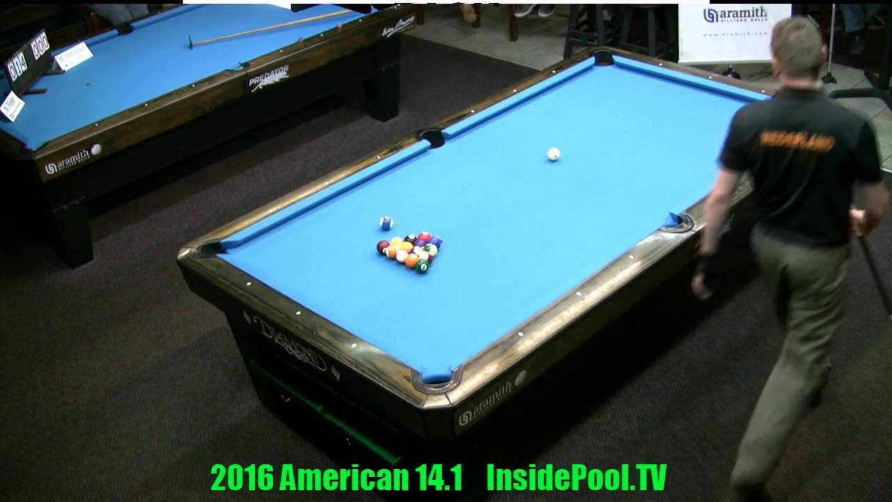 Finals 2016 American 14.1 Tournament Niels Feijen VS Mika Immonen Race to 150