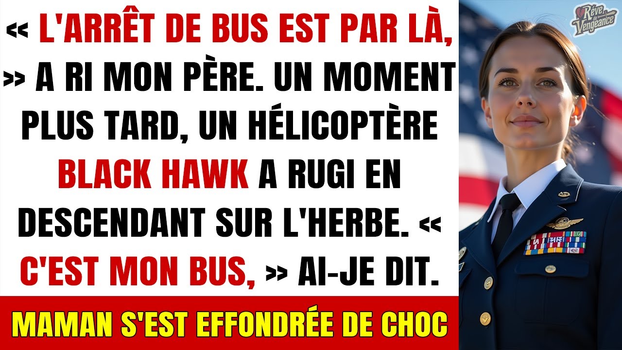Mon père ricanait de ma bagnole — jusqu’à qu’un Black Hawk se pose juste devant lui
