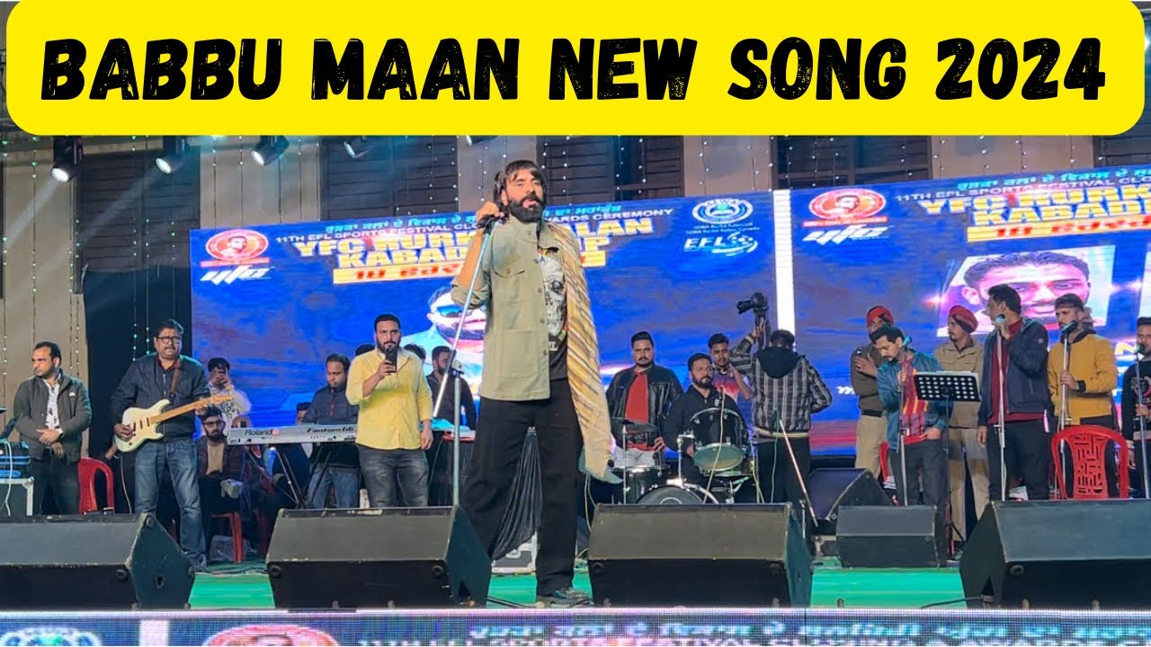 Babbu Maan (Live Song ) 2024 Chan Reha Na Chan | New Punjabi Song