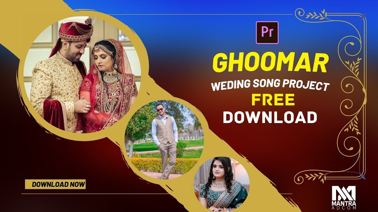 Wedding Cinematic Song Project || Adobe Premiere cc 2022 || | Ghoomar -210101