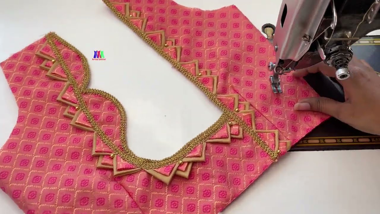 Blouse design/Blouse cutting/Blouse cutting and stitching/Blouse ki design