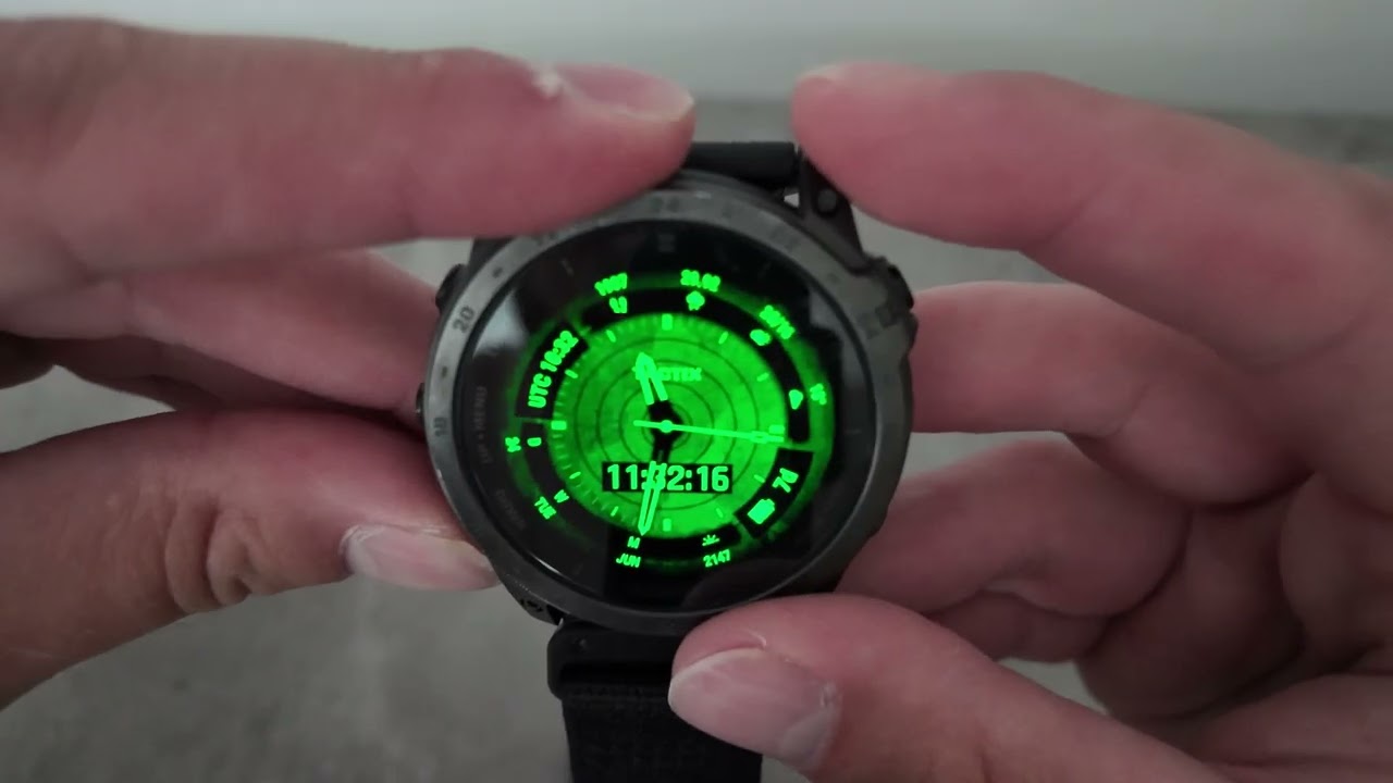 How to change 'red shift' color on Garmin Tactix 7 Amoled