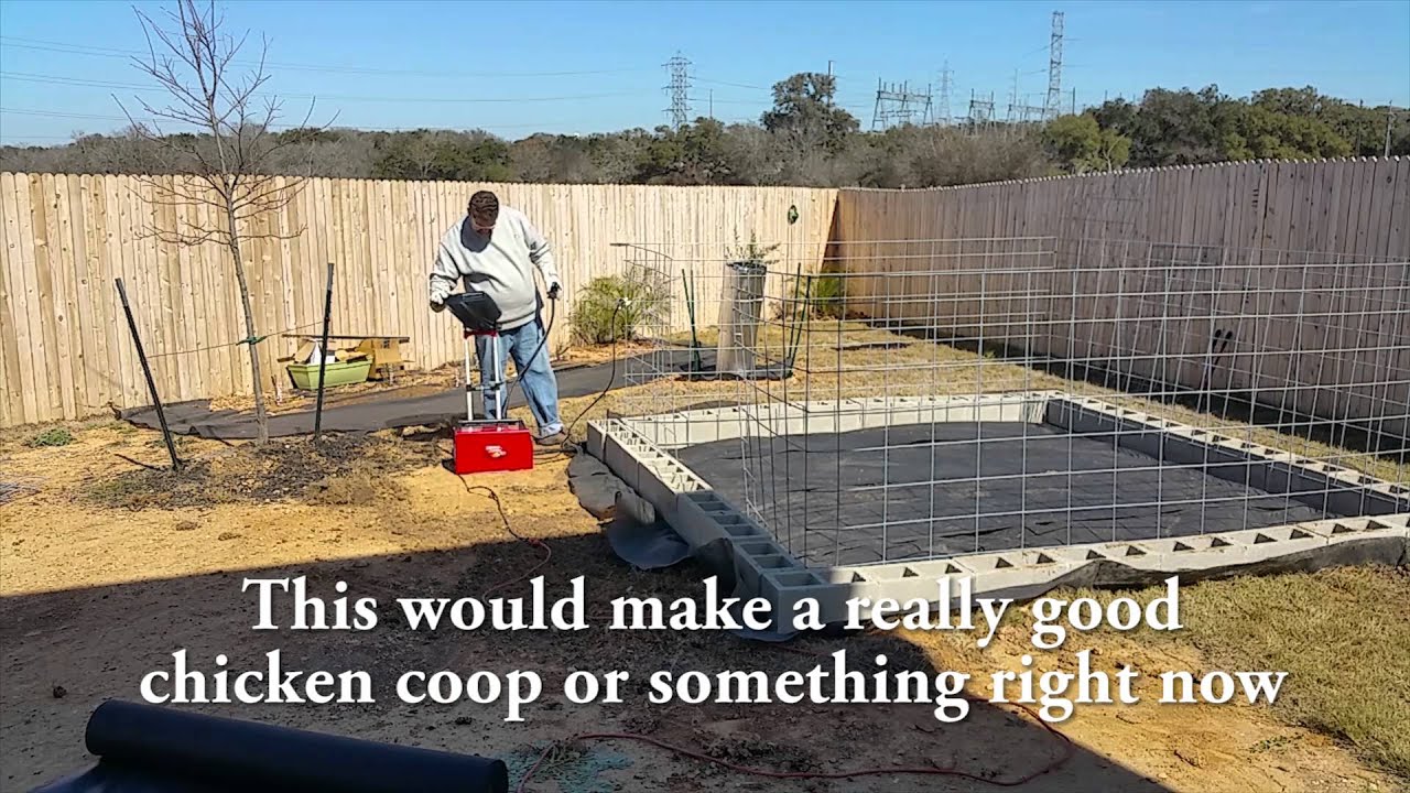 Day/video 1 of diy greenhouse built with cattle panels and welding