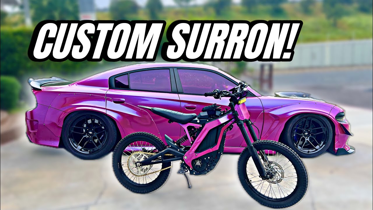 I CUSTOM VINYL WRAPPED MY SURRON!! #surron #vinyl  #eridepro #ebike #eridepross #talaria #custom