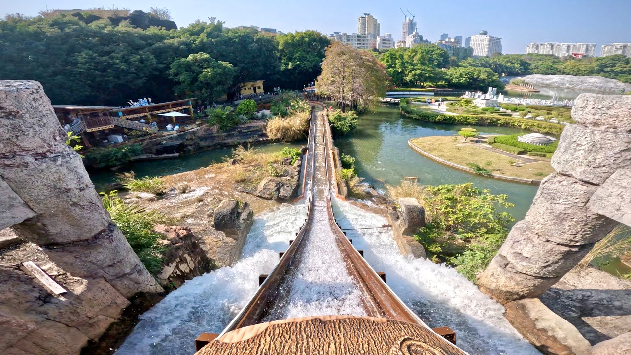 Drift Canyon 『激流大峡谷』 on-ride POV (乗船映像) / 世界之窗 (中国)