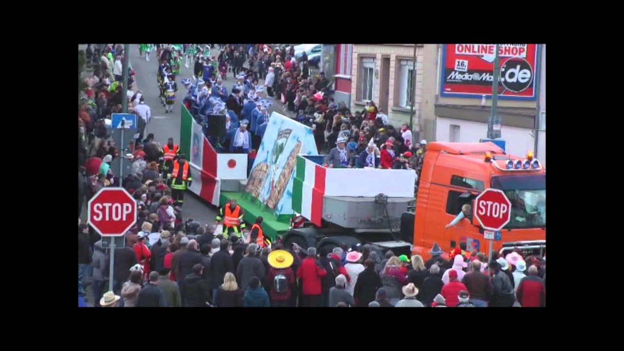 1. Rosenmontagsumzug 2012 in Neunkirchen Saar Teil1