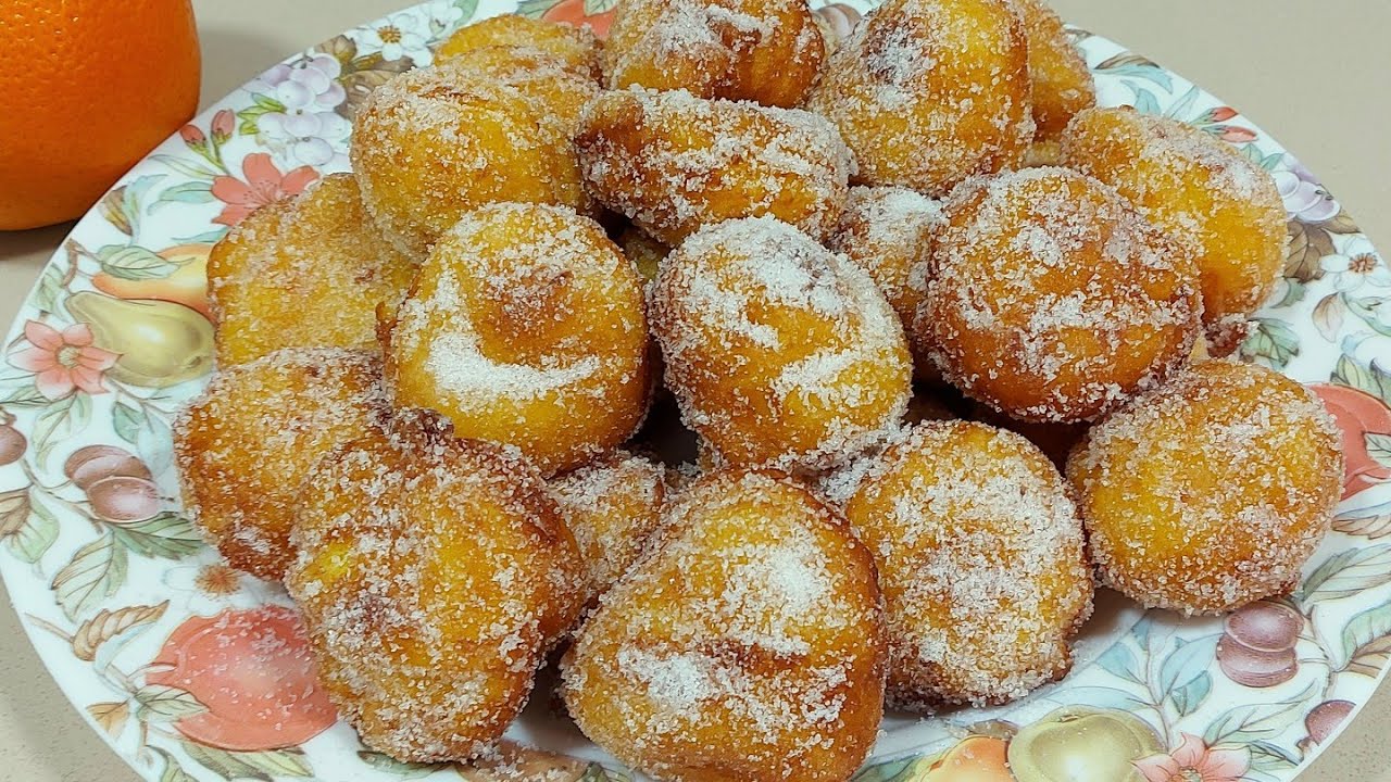 😋BUÑUELOS BUENÍSIMOS🍊CON UNA NARANJA ENTERA🤩// BEATRIZ COCINA