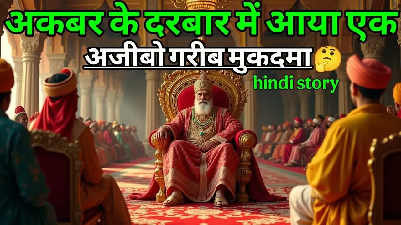 अकबर के दरबार में आया एक अजीबो गरीब मुकदमा ｜ akbar birbal ki kahani ｜ new majedar story｜kahaniya ｜.