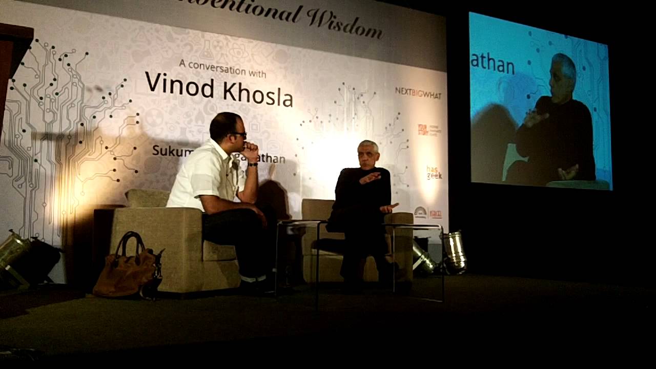 08 of 14   Sukumar Ranganathan, Editor, Mint, in conversation with Vinod Khosla