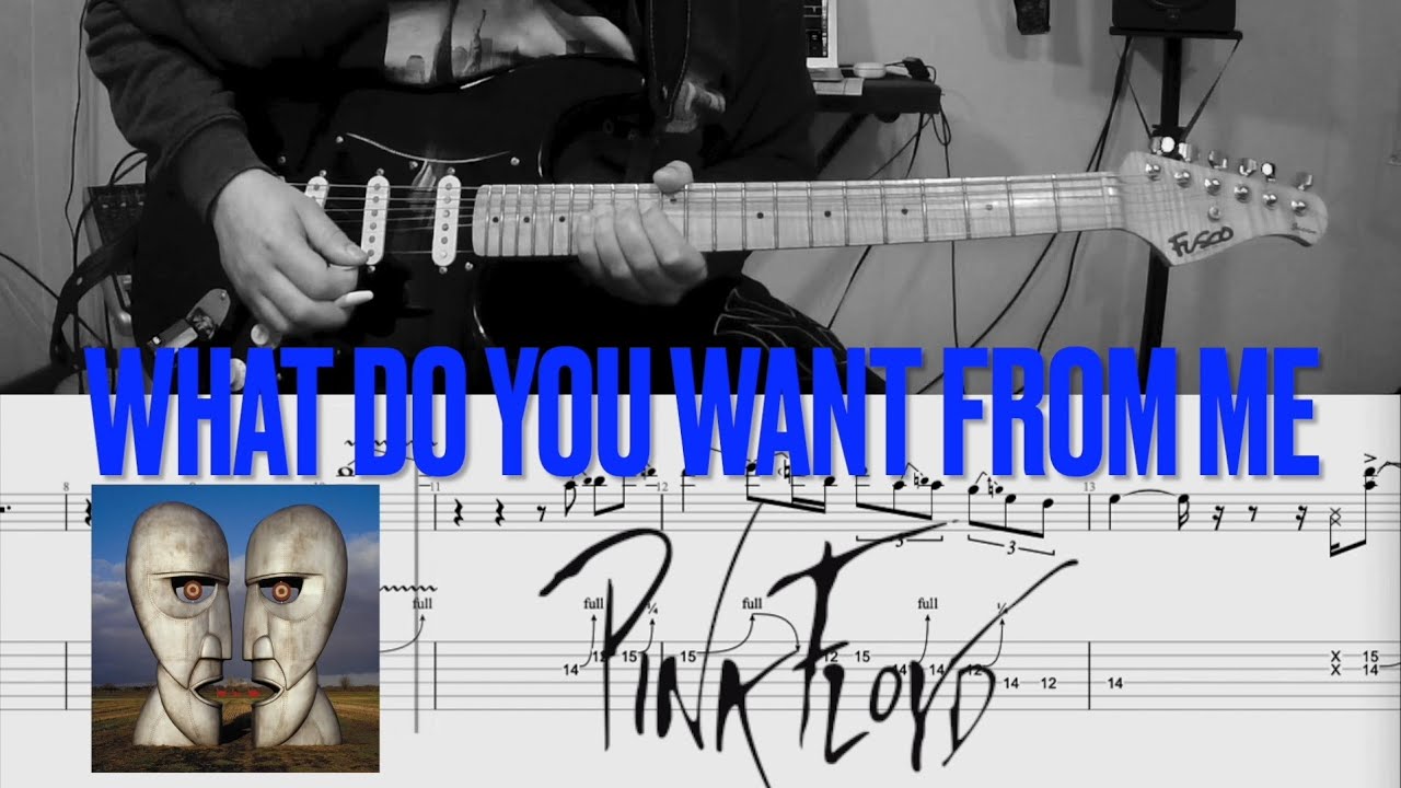 Pink Floyd - What Do You Want From Me - Guitar Lesson Tab - Andrew Squeezed Floyd