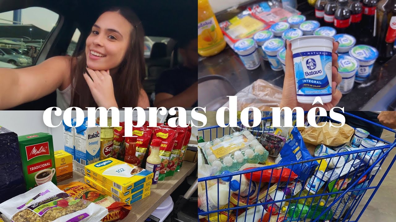 compras do mês para um casal de 22 anos 🫶🛒