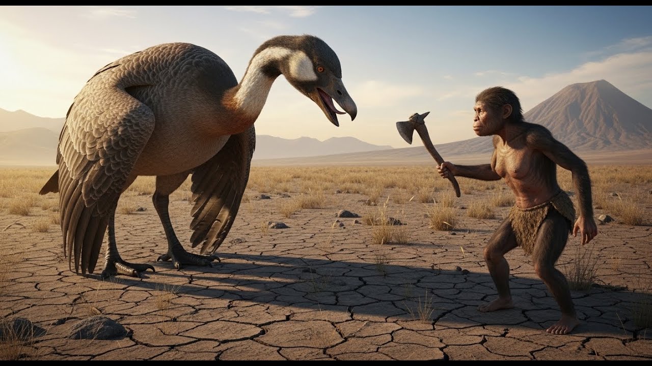 life 23 m years ago homo habilis ancestor vs giant goose ancestor the deadliest encounter war mp4