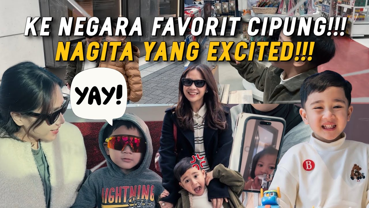 BYE BYE LILY, BYE BYE AA RAFATHAR!!! KAKA AJJA SAMA MAMA GIGI LIBURAN DULU YAAA….