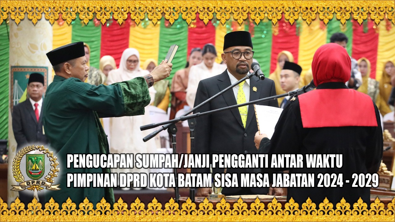 RAPAT PARIPURNA ISTIMEWA DPRD KOTA BATAM - 28 JANUARI 2026