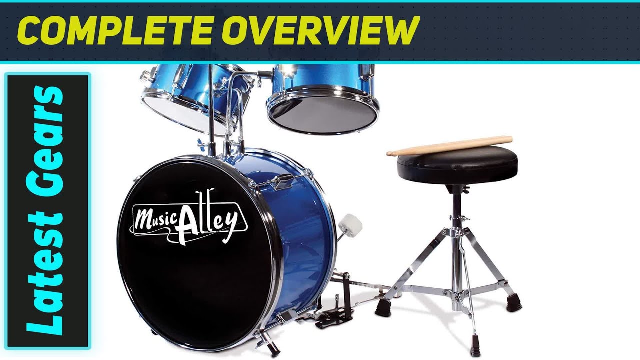 Music Alley 3 Piece Kids Drum Set: The Ultimate Starter Kit for Young Drummers