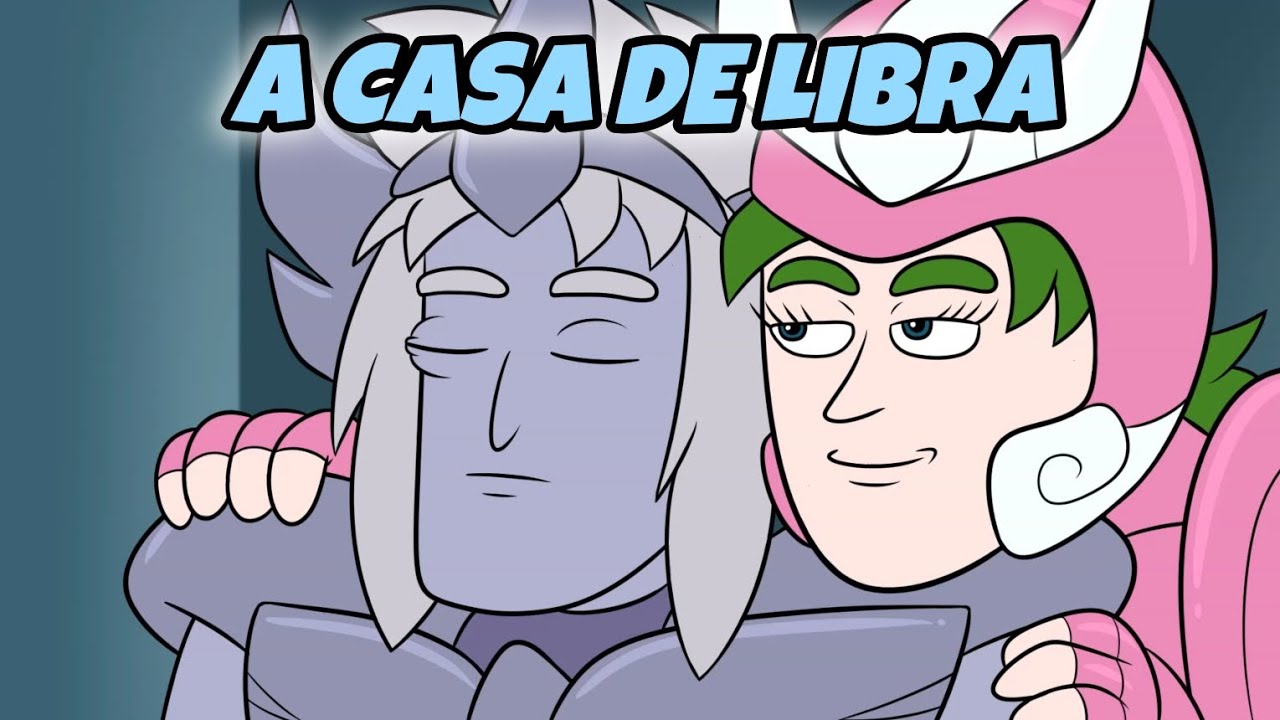 HYOGA E SHUN NA CASA DE LIBRA - OS CAVALEIROS DO ZODÍACO (Animação)
