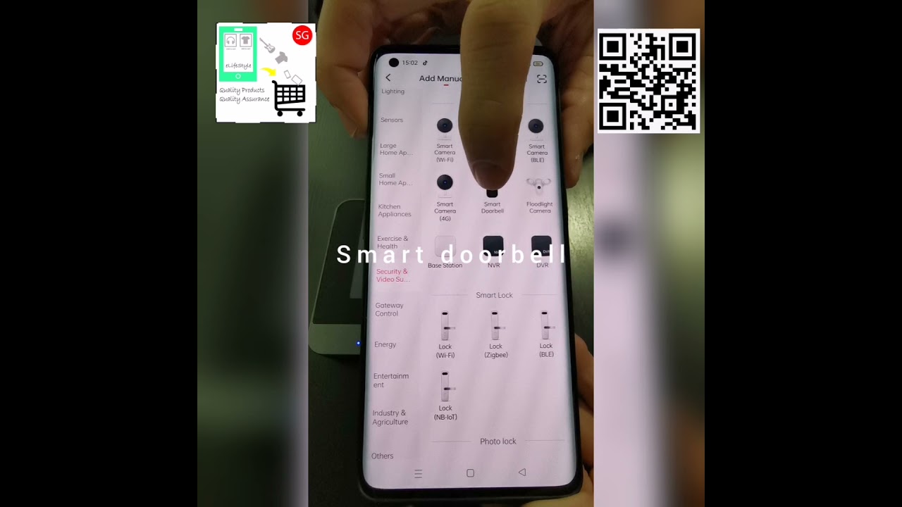 Tuya / Smart life door camera setup guide SG seller