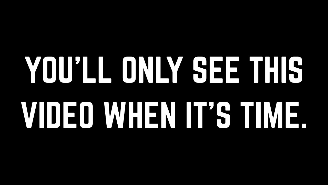 ⚠️ This video is a sign from the Universe ⚠️ (you're about to go mainstream) *watch when it appears*