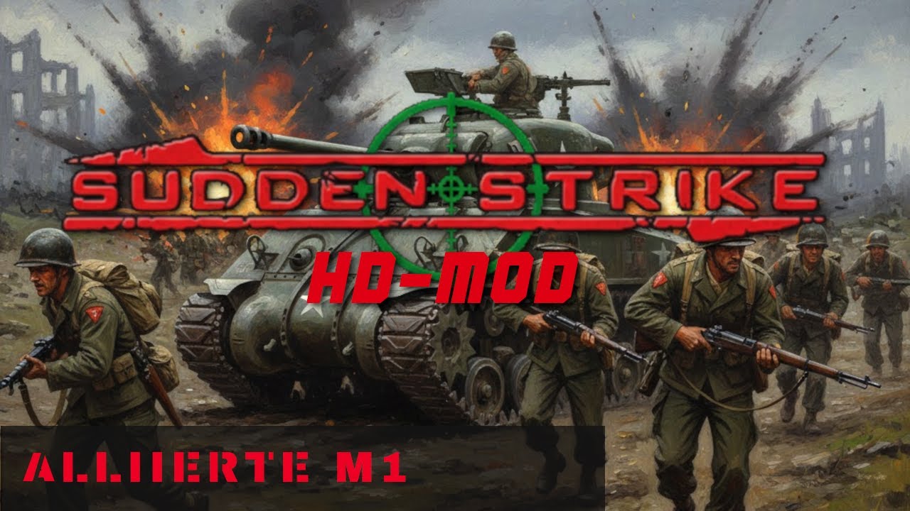 Sudden Strike 1 ⭐ HD-MOD | Alliierte Kampagne | Mission 1 | Let's Play | PC | deutsch